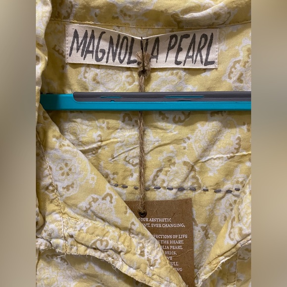 Magnolia Pearl Blockprint Tora Shirt - Picture 3 of 7